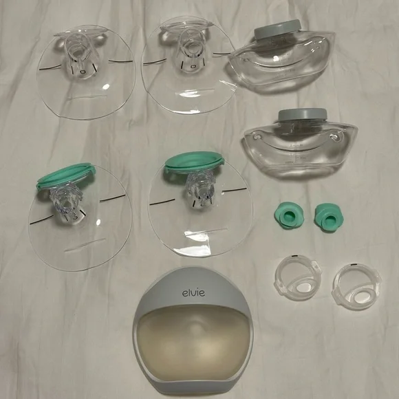 New Elvie 21 and 28 Flanges Accessories with Curve - Picture 2 of 4